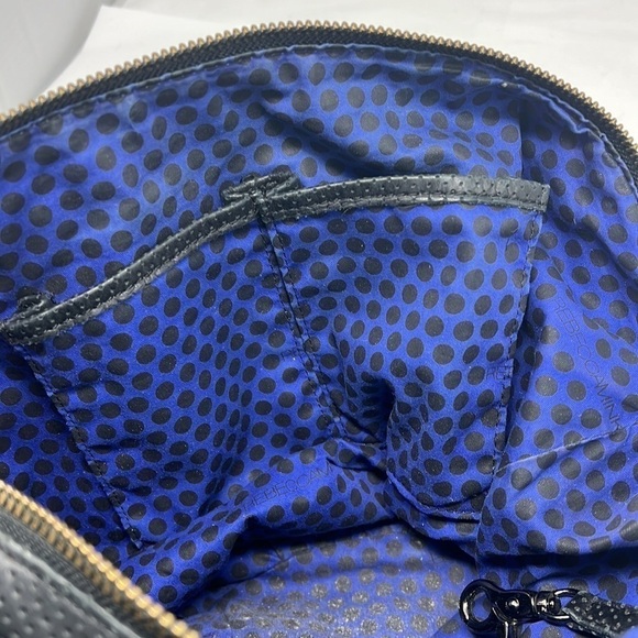 Rebecca Minkoff Perforated Leather Large Hobo Zip Top Shoulder Bag - Picture 15 of 16